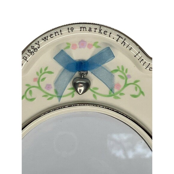 Hallmark Baby Boy Picture Frame "This Little Piggy" Nursery Rhyme Shower Gift - Picture 3 of 13